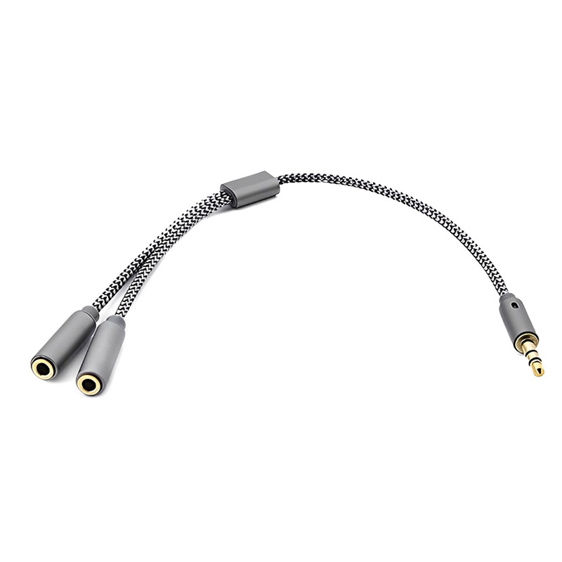 3.5mm Audio Splitter Y Jack 1  - Audio Splitter Y บทวิจารณ์และราคา