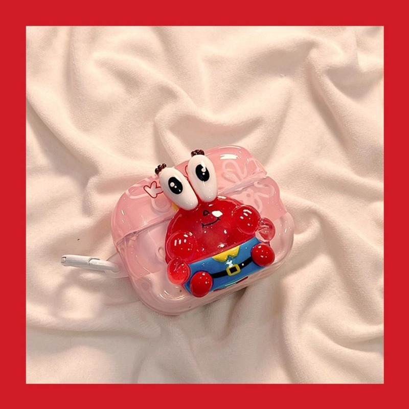 Cute SpongeBob 3D Protective C - Earbuds Charging Case บทวิจารณ์และราคา