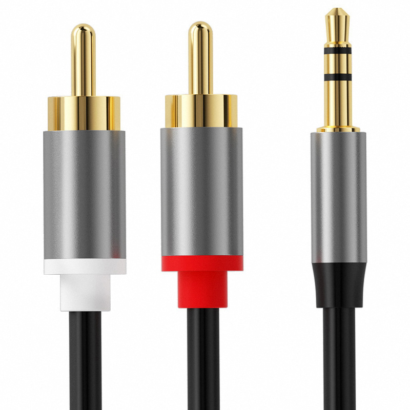 3.5 mm To 2RCA Double Lotus Au - Cable Extension 3.5 บทวิจารณ์และราคา