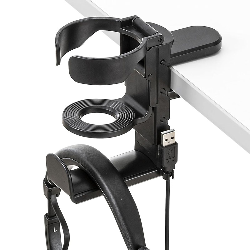 Desk Cup Holder with Headphone - Headphone Stand Desk บทวิจารณ์และราคา